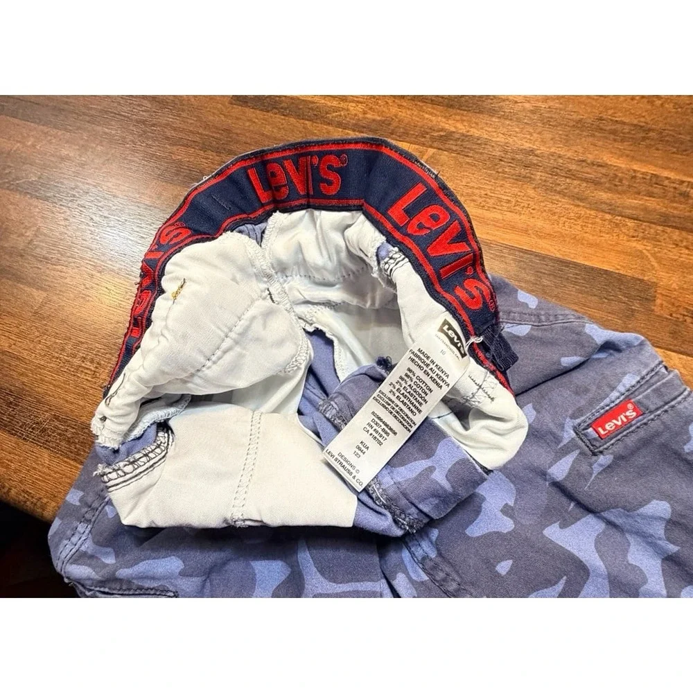 Boys Levi's short and jeans lot size 10.  Camo shorts, 511, 514. Back 2 school